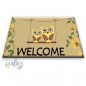 Doormat 40x60 cm welcome couple owls Doormat 40x60 cm welcome couple owls