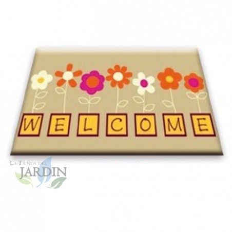 Doormat 40x60 cm welcome garden