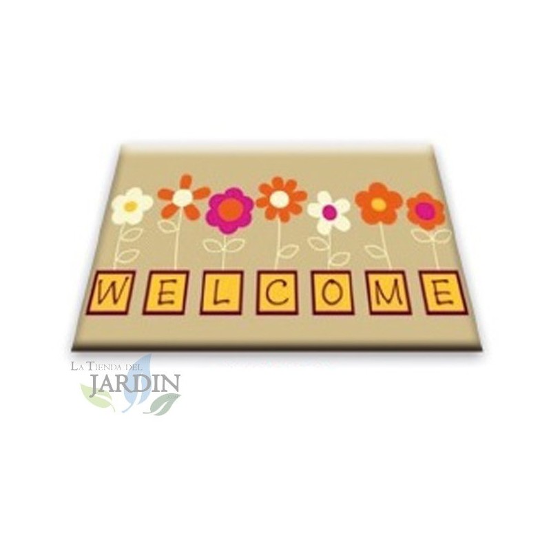 Felpudo 40x60 cm welcome jardin