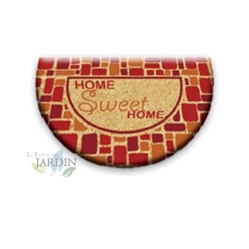 Capacho 40x60 cm Home Sweet, fibra de coco natural, fácil de lavar e resistente às intempéries Capacho 40x60 cm Home Sweet, fibra de coco natural, fácil de lavar e resistente às intempéries