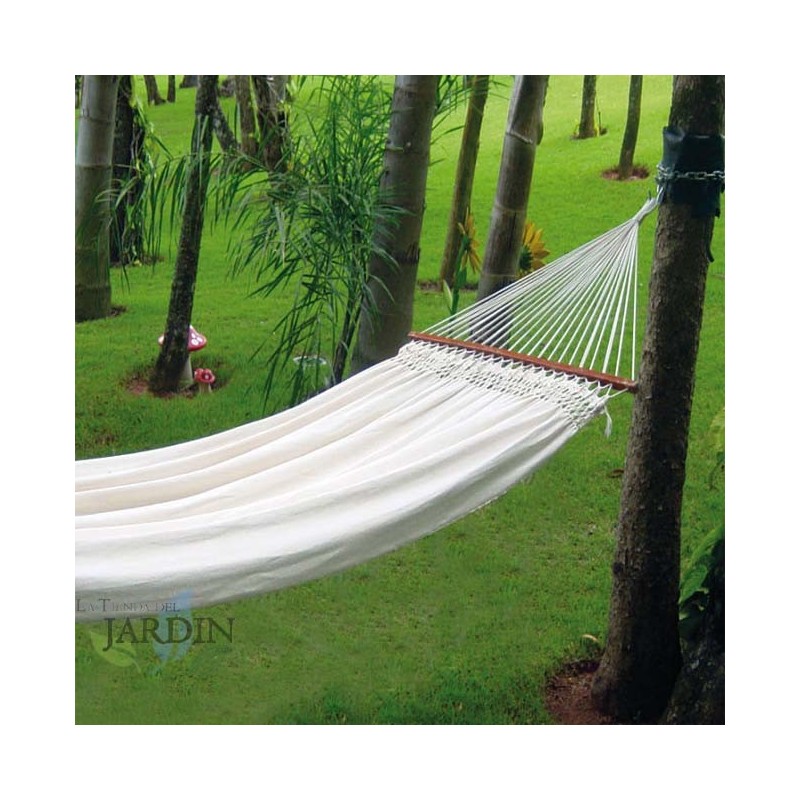 Hamaca tela de jardin Beige 200 x 100 cm