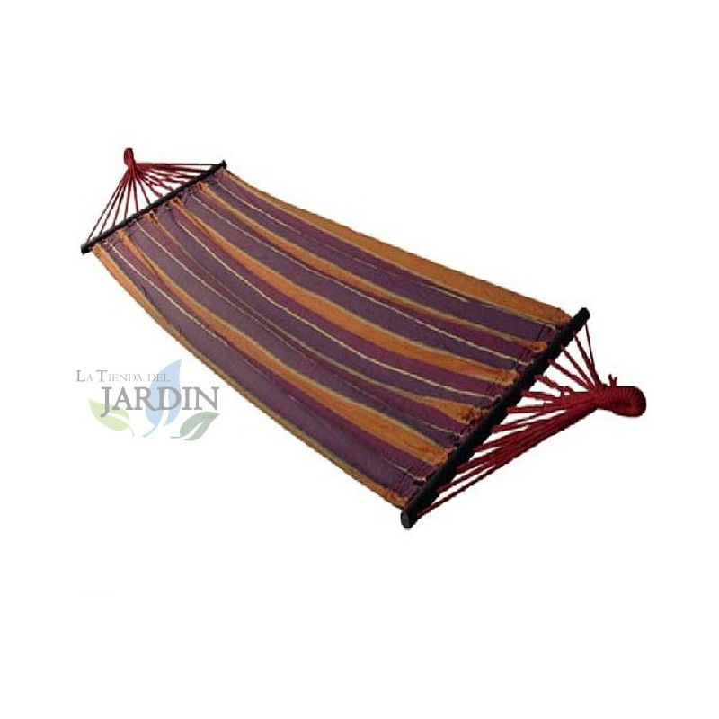 Amaca da Campeggio Granato, Tessuto in Tela Resistente e Durevole 200 x 100 cm Amaca da Campeggio Granato, Tessuto in Tela Resistente e Durevole 200 x 100 cm