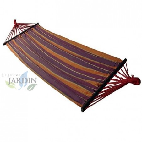 Gartenhängematte aus Granatstoff 200 x 100 cm