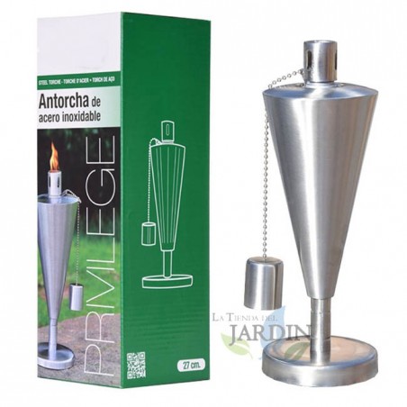 Torcia Privilege in acciaio inossidabile 27 cm