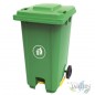 Green trash can 120 liters 56x48x93 cm Green trash can 120 liters 56x48x93 cm