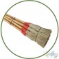 Scopa di Palma 132 cm, Manico in Canna Naturale Artigianale e Molto resistente