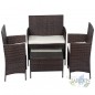 Conjunto de jardim Ibiza, elegante e confortável para exteriores, ideal para o seu terraço ou pátio Conjunto de jardim Ibiza, elegante e confortável para exteriores, ideal para o seu terraço ou pátio