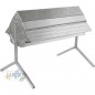Forrajera inoxidable con patas, Comedero para Ovejas, Corderos y Cabras, 110x80x50 cm Forrajera inoxidable con patas, Comedero para Ovejas, Corderos y Cabras, 110x80x50 cm