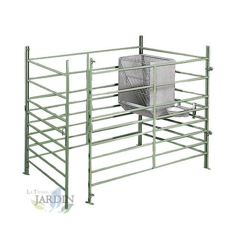 Clôture en aluminium pour clôturer les animaux de la ferme 100 x 150 x 108 cm Clôture en aluminium pour clôturer les animaux de la ferme 100 x 150 x 108 cm
