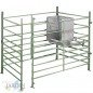 Clôture en aluminium pour clôturer les animaux de la ferme 100 x 150 x 108 cm Clôture en aluminium pour clôturer les animaux de la ferme 100 x 150 x 108 cm
