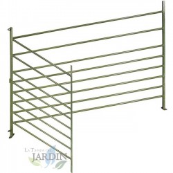 Extension Clôture en aluminium pour clôturer les animaux de la ferme 100 x 150 x 108 cm