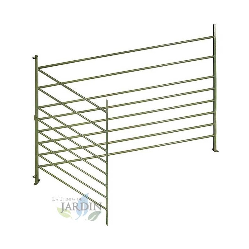 Extension Clôture en aluminium pour clôturer les animaux de la ferme 100 x 150 x 108 cm Extension Clôture en aluminium pour clôturer les animaux de la ferme 100 x 150 x 108 cm