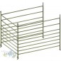 Valla cercado agricola sin respaldo para Animales de granja 100x150x108 cm. Valla metalica para delimitar terrenos