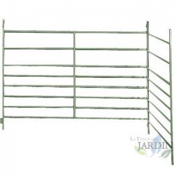 Painted aluminum fence 2 x 1 meter