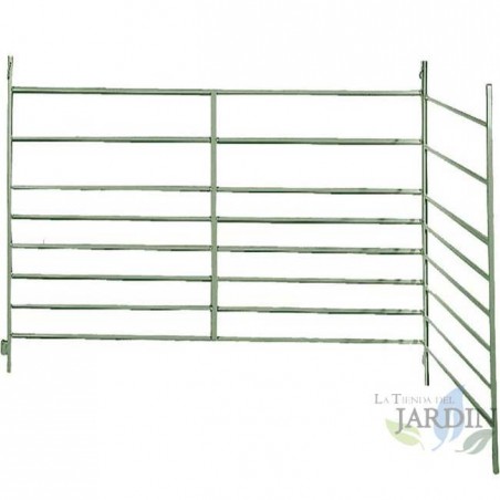 Painted aluminum fence 2 x 1 meter