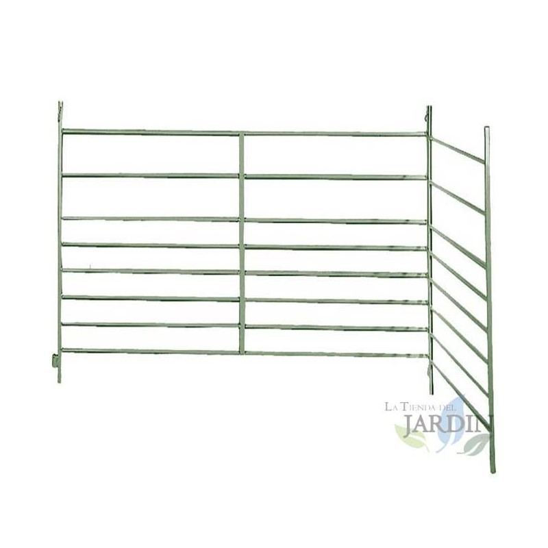 Painted aluminum fence 2 x 1 meter