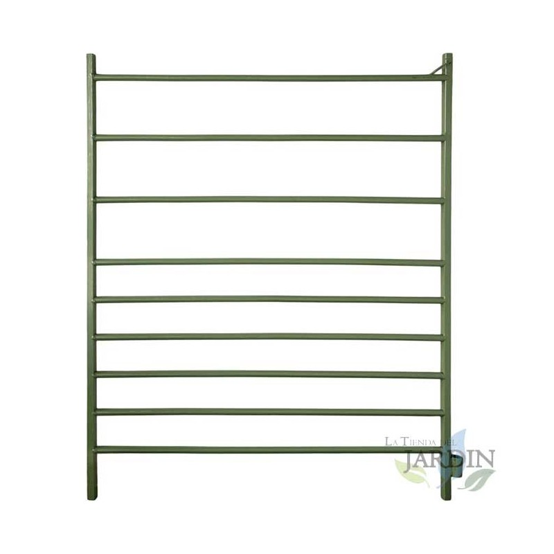Cerca agrícola para animais de fazenda, 100x120 cm. Cerca de alumínio pintado para delimitação de terras.