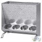 Tronco Zincato per Maiali e Suinetti, Distributore di Cibo con 4 Fori, 20 kg, 57 x 21 x 53 cm Tronco Zincato per Maiali e Suinetti, Distributore di Cibo con 4 Fori, 20 kg, 57 x 21 x 53 cm