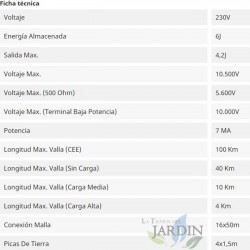 Batterie pour Pasteur électrique, Berger électrique 230V 3 connexions