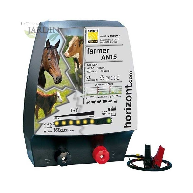 Cerca elétrica para gado de 12 V - 230 V, controle eficaz de cercas para animais de grande porte Cerca elétrica para gado de 12 V - 230 V, controle eficaz de cercas para animais de grande porte