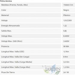 Batterie pour Pasteur électrique 12V- 230V idéal pour animaux