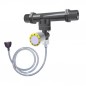 Injecteur d'engrais 32Ø 9mm avec valve. Débit maximum irrigation 6000 l/h et engrais 260 litres à 3 bar pression Injecteur d'engrais 32Ø 9mm avec valve. Débit maximum irrigation 6000 l/h et engrais 260 litres à 3 bar pression