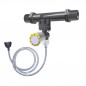 Inyector venturi de fertilizante 32Ø 9mm con llave dosificadora