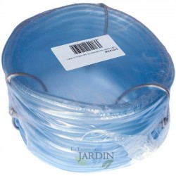 Tubo de cristal de PVC flexível, 5 x 9 mm. Bobina de 25 metros.