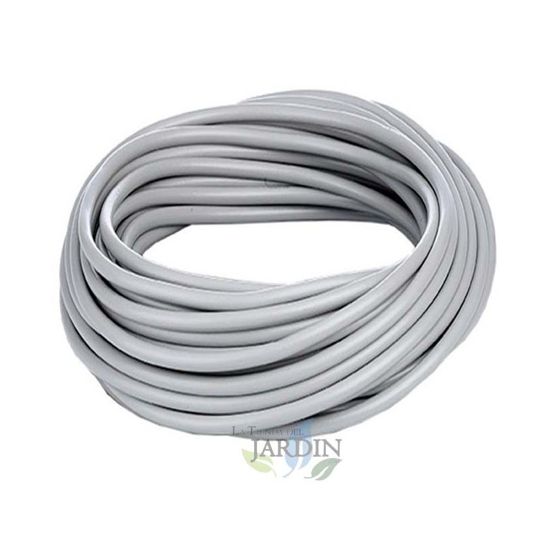 Tubo flexível cinza 5x9 mm - rolo de 25 metros Tubo flexível cinza 5x9 mm - rolo de 25 metros