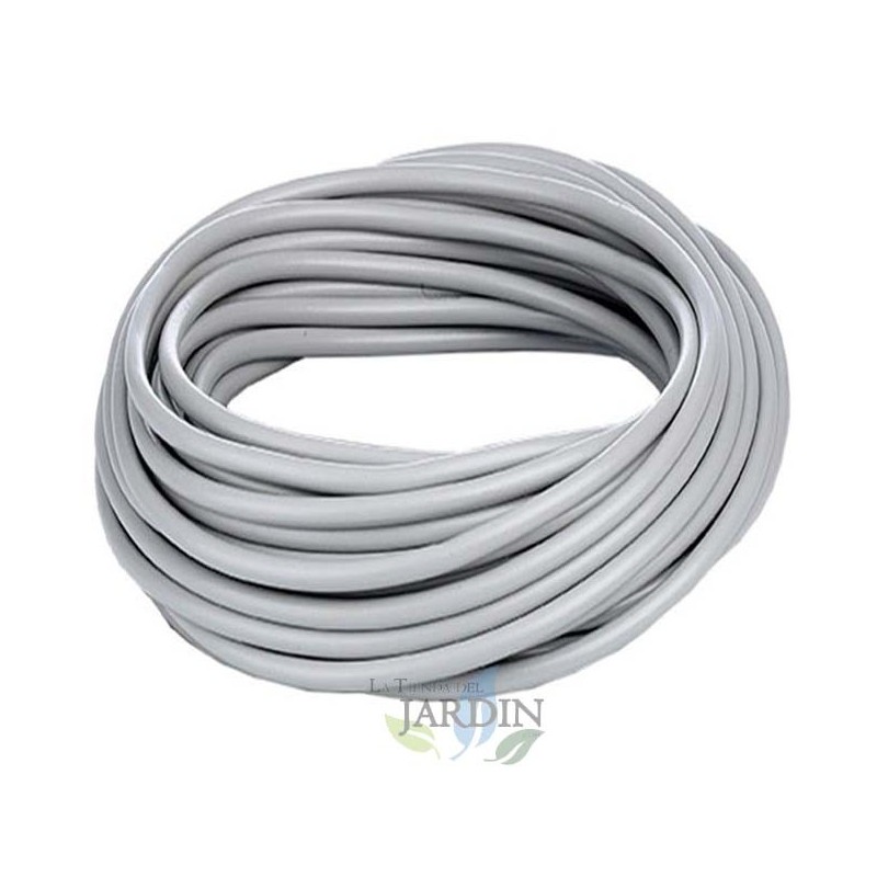 Tuyau flexible gris 5 x 9 mm 25m, pour le raccordement aux fontaines à eau