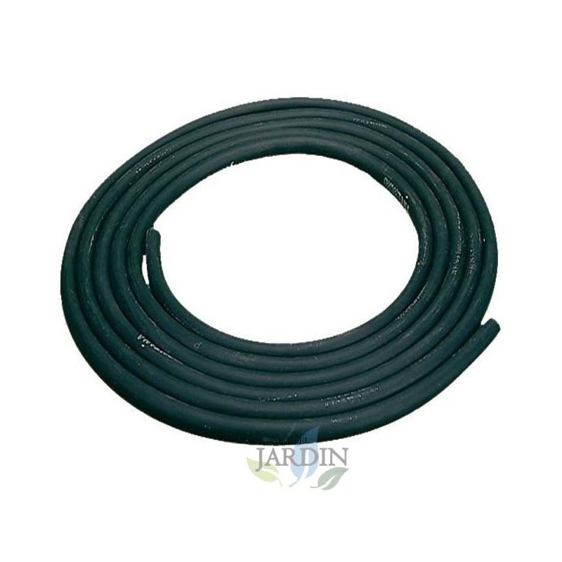 Flexibles schwarzes PVC-Rohr 10 x 14 mm. 25-Meter-Spule Flexibles schwarzes PVC-Rohr 10 x 14 mm. 25-Meter-Spule