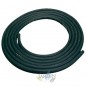 Flexibles schwarzes PVC-Rohr 10 x 14 mm. 25-Meter-Spule Flexibles schwarzes PVC-Rohr 10 x 14 mm. 25-Meter-Spule