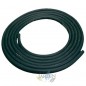 Tubería Flexible PVC Negra 10x14mm, 25m - Para Instalación de Ramales de Agua y Conexión a Bebederos