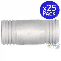 Lot de 25 Raccord de 7 mm pour tuyau flexible pour les connexions dans les systèmes d'irrigation et d'eau