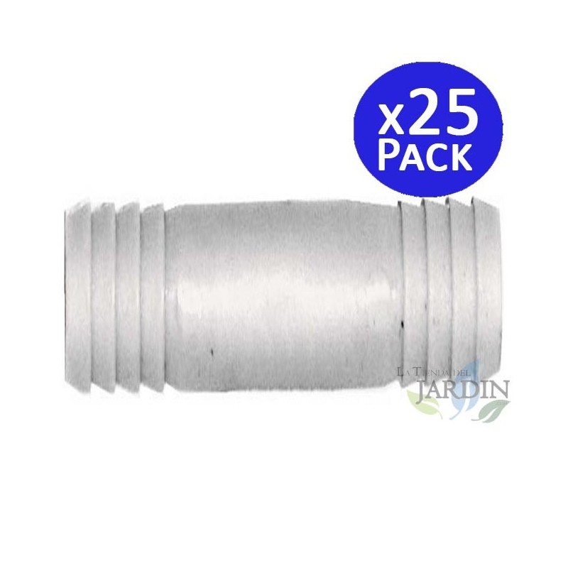Lot de 25 Raccord de 7 mm pour tuyau flexible pour les connexions dans les systèmes d'irrigation et d'eau Lot de 25 Raccord de 7 mm pour tuyau flexible pour les connexions dans les systèmes d'irrigation et d'eau