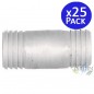 Lot de 25 Raccord de 7 mm pour tuyau flexible pour les connexions dans les systèmes d'irrigation et d'eau Lot de 25 Raccord de 7 mm pour tuyau flexible pour les connexions dans les systèmes d'irrigation et d'eau
