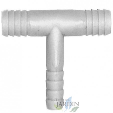 7-mm-T-Stück für flexibles Rohr.