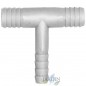 Tee de 7 mm para tubo flexível ideal para conexões em sistemas de irrigação e água
