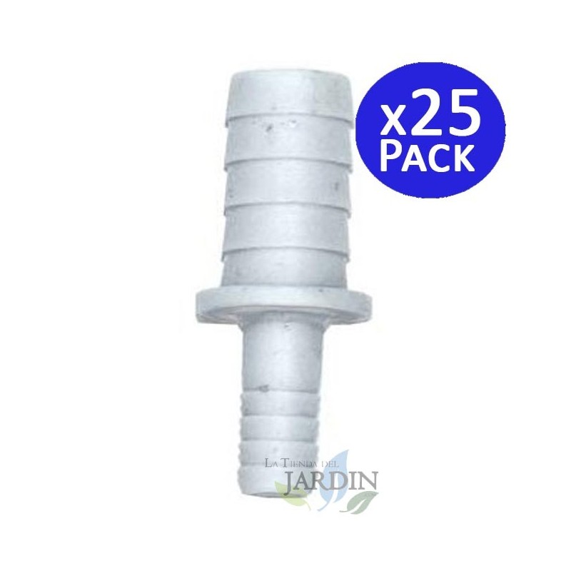 Lot de 25 Réduction de 10 mm à 7 mm pour les tuyaux flexibles  pour les connexions dans les systèmes d'irrigation et d'eau