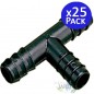 Te 12mm para tuberia flexible (Pack 25)
