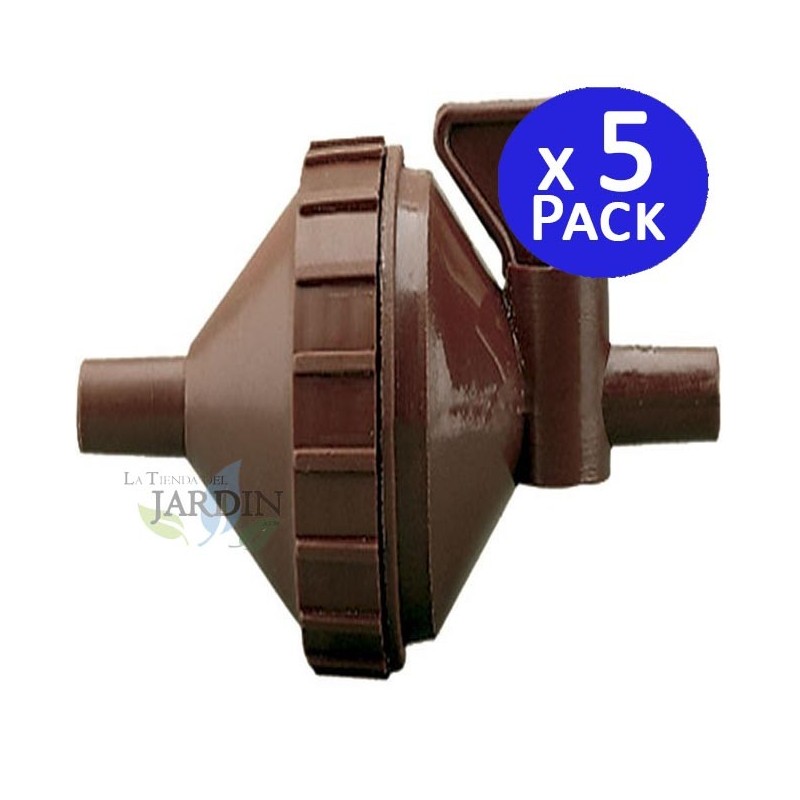 Pack 5 Filtro de agua desmontable 10 mm con llave ideal para sistemas de riego y agua Pack 5 Filtro de agua desmontable 10 mm con llave ideal para sistemas de riego y agua