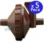 Pack 5 Filtro de agua desmontable 10 mm con llave ideal para sistemas de riego y agua Pack 5 Filtro de agua desmontable 10 mm con llave ideal para sistemas de riego y agua