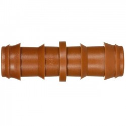 Jonction d'arrosage goutte à goutte 16mm marron