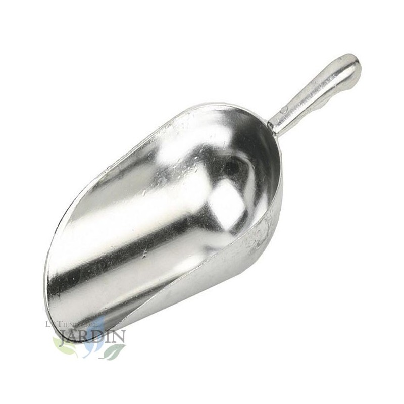Pá de alumínio para ração, capacidade de 1 kg, ideal para alimentação animal Pá de alumínio para ração, capacidade de 1 kg, ideal para alimentação animal