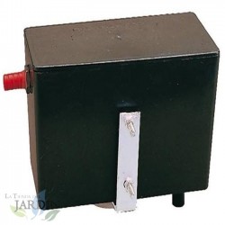 Water pressure regulator with float valve and 1.5 litre capacity