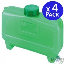 Lot de 4 Réservoir d'eau de 7 litres avec filtre, 47 x 11 x 18 cm