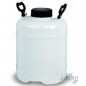 Réservoir d'eau 16 litres, Bidon à eau avec filtre, Fut bidon avec poignées, 27x37 cm