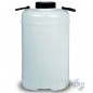 Bidon en plastique avec poignées, 26 litres, 27 x 57 cm, idéal pour stocker les liquides et l'eau Bidon en plastique avec poignées, 26 litres, 27 x 57 cm, idéal pour stocker les liquides et l'eau