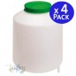 Deposito con filtro 8 litros, 22x22x18 cm (Pack 4)