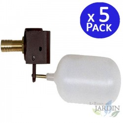 Valvola a galleggiante orizzontale a bassa pressione. 5 unità.